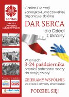 Zbiórka Caritas dla dzieci z Ukrainy