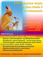 28. rocznica wizyta św. Jana Pawła II w Lubaczowie