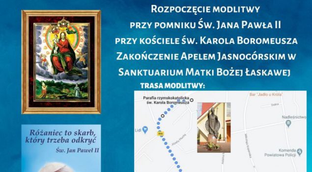 3 Maja procesja ulicami miasta z obrazem Matki Bożej Łaskawej.