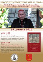 Kardynał Marian Jaworski w Lubaczowie