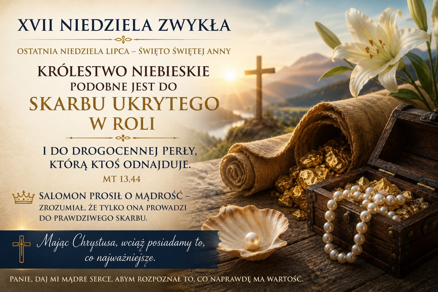 O G Ł O S Z E N I A – X VII N i e d z i e l a Z w y k ł a – 26.07.2026 r.