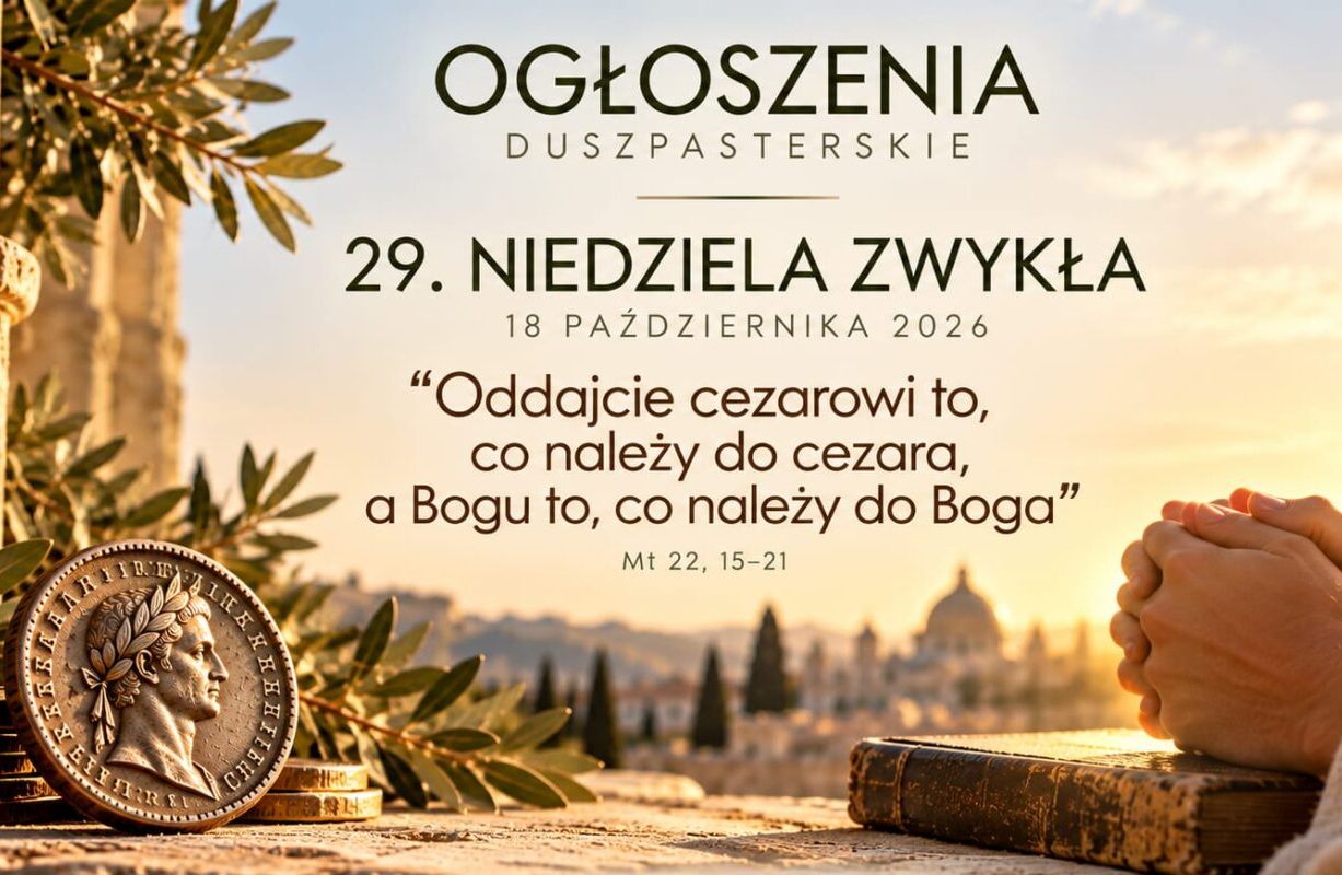 XXIX Niedziela rok „A” – 18.10.2026 rok